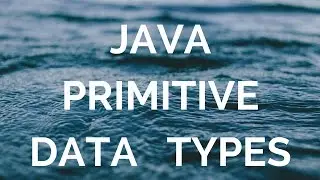 Java Primitive data types (manohar academy)