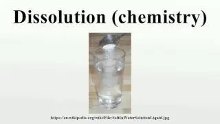 Dissolution (chemistry)