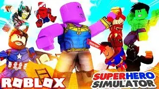 WE WILL RUIN THANOS !! 😱 Avengers  ROBLOX Superhero Simulator