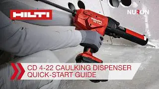 Hilti CD 4-22 Cordless Caulking Dispenser - Quick-start guide