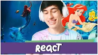 REAGINDO AO TRAILER DE A PEQUENA SEREIA! ღ