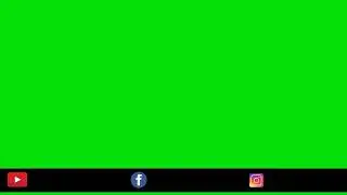 social icons for YouTube video 4K | Green Screen | | Green Screen Animation |