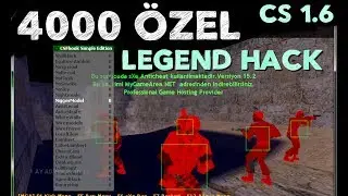 4000 ABONE ÖZEL - CS 1.6 Wall-Aim HACK + Premium CFG - Heryerde Aktif 2019 [HD]