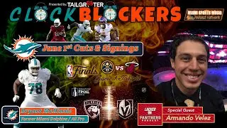 Bryant McKinnie Miami Dolphins Chat ~ Stanley Cup Preview w/ Locked on Panthers Hockey