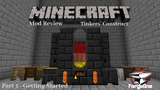 Minecraft Mod Review - Tinkers' Construct - Getting Started - Part 1