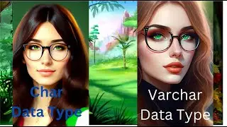 Differentiate char and varchar data types