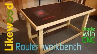 Workbench with router lift | made with CNC