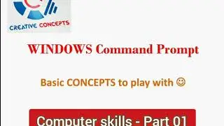 Command Prompt , Computer basics : Part-01