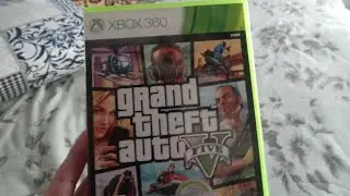 Umboxing gta 5 xbox 360.