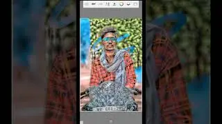 blue colour photo editing