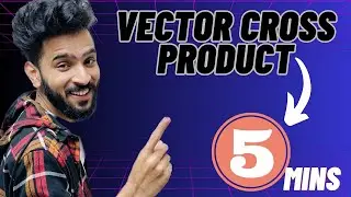 Cross Product of Vector in 5 mins | NEET | Class 11th