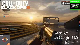 Call Of Duty Black Ops 6 BETA | Ryzen 5 2600 & GTX 1660 TI | 1080p Setting Test | FSR 3 FG