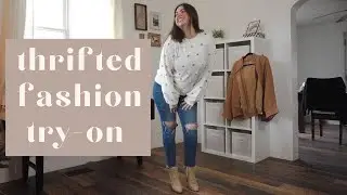 thrifted fashion try-on