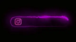🤩New Instagram😃 No Text Neon Lighting Effect Logo Animation Black Screen⚫️//Link In Descroption👇//..