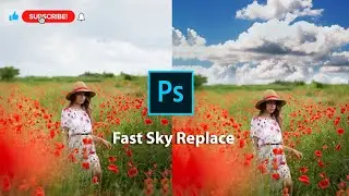 How To Fast Sky Replace in Photoshop cc 2019 | Photo Editing | Awesome Look Fill Clouds  2022