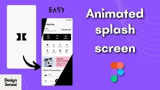 Splash screen animation under 5 min (Easy)