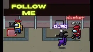 Hafu lures Dumb and Dumber to follow her !! 😂😂 Funny Moments !!  @Among Us Shorts !!