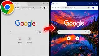 How to CHANGE Google Background Image | Customize Chrome New Tab Background