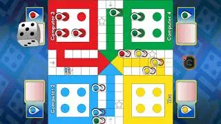 Ludo game in 4 players | Ludo King 4 players | Ludo gameplay #71
