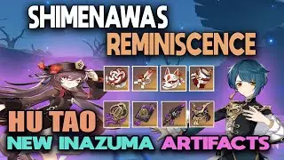 Hu tao Shimenawa Reminiscence 4 pc set Genshin impact