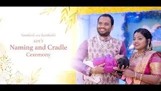 Naming and Cradle ceremony 4K || Santhosh and Santhoshi's son || 9000929042