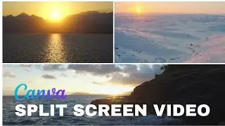 How to Create Split Screen Videos in CANVA. Tutorial for Beginners