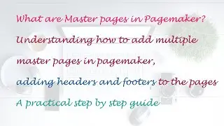 Class 11th | Unit - 3 | e-Class 3.8 | Master Page, Header & Footer in Pagemaker(Practical examples)