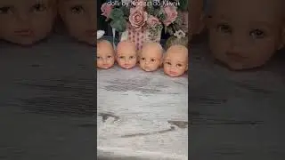 Расписала головушки от китайских кукол,вот такие получились колобки!😁😁😁