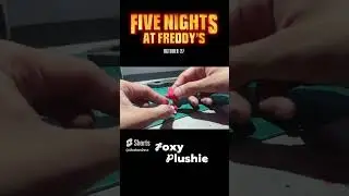 HOW TO MAKE FOXY PLUSHIE IN 1 MINUTE!!! #foxy #fnaf #springbonnie #goldenfreddy