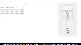 2c. macOS: Import students from a spreadsheet