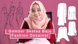 Gambar Sketsa Baju Fashion Desainer