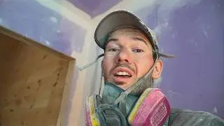 Rookie INSTALLS and FINISHES Drywall for the FIRST TIME - EP 66