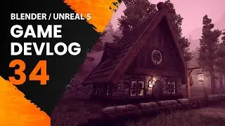 Devlog 34 - Designing Interiors in Blender and UE5