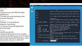 dnsrecon DNS information gathering in Kali Linux