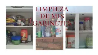 Cómo limpio mis  gabinetes/ colaborativo/ acompañame a limpiar