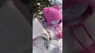 Шапочка #kitty_kolechkoknit