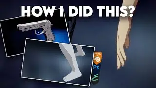 (HOW I DID THIS?)  Old School Anime with Blender, Photoshop and Ebsynth