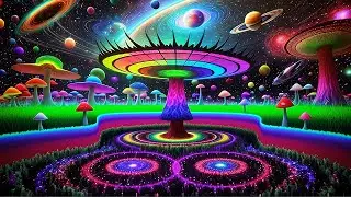 A Land Of Wonder - Infinite Zooming Dreamscapes [AI Generated Trippy Visuals Art 4K]