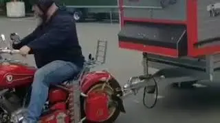 ROWA 30 - kleinster Mobilstall von ROWA in der Sonderedition Biker - Harley - Hofladen