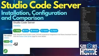 HOW TO - INSTALLATION STUDIO CODE SERVER IN HOME ASSISTANT