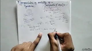 Pyridine is weaker base than aliphatic 3⁰ amines. why? | Organic chemistry || B.Sc. 3rd year #hpu