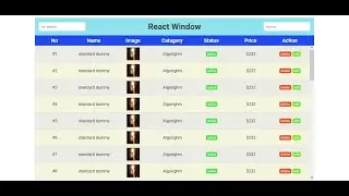 React window Large Data Rendering