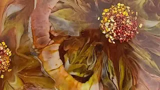 Fall Resin Bloom with a Surprising Twist! | #DIYCrafts #BloomTechnique #ResinArt