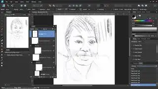 Editing Scanned Art in Affinity Designer