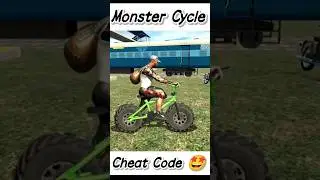 Monster Cycle Cheat Code 🤩 || INDIAN BIKE DRIVING 3D 