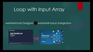 Loop Input Array on #webmethods .io Integration vs #webmethods OnPrem | #integrationUser #SharpTech