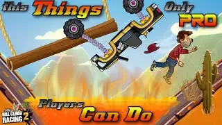 Top 5 Things only pro players can do in hill climb racing 2