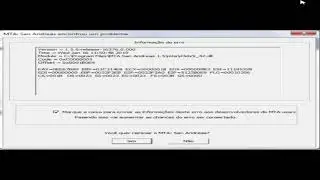 como resolver o erro do MTA fechando sozinho erro 0xC0000005