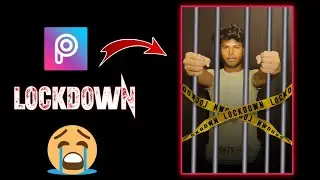 LOCKDOWN CONCEPT Photo EditingTutorial in Picsart Step by Step in Hindi- apu photography