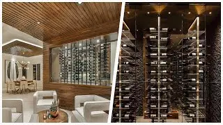 75 Vinyl Floor And Porcelain Tile Wine Cellar Design Ideas You'll Love 🔴